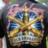 "Beetle" Bailey has an outstanding Artillery T-shirt.