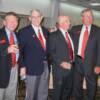 Fred Teresa, Jim Tucker, Paul Treolo. Ernie Vasek all dressed up for the Friday Night Banquet.