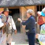 Anne Synowsky talking to actor.